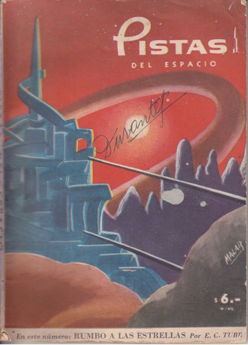 1958 Ciencia Ficcion Pulp Revista Pistas Del Espacio Nº 12
