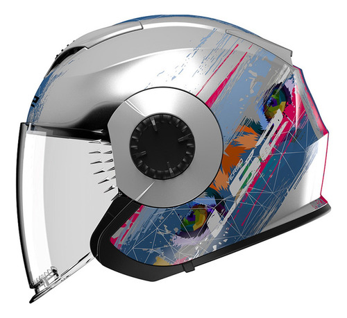 Casco Abierto Moto Ls2 570 Verso Technic Doble Visor ®