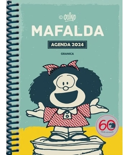 Agenda 2024 Mafalda Anillada Modulos Turquesa
