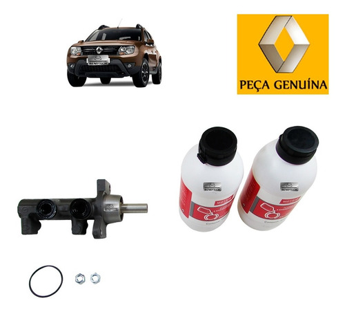 Kit Cilindro Mestre Freio Sem Abs E 2 Fluidos Freio Duster