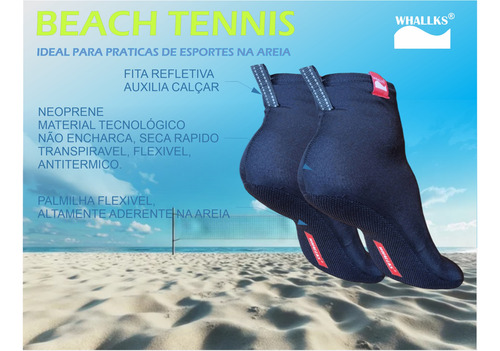 Sapatilha Meia Neoprene Beach Tennis Volei Praia Areia
