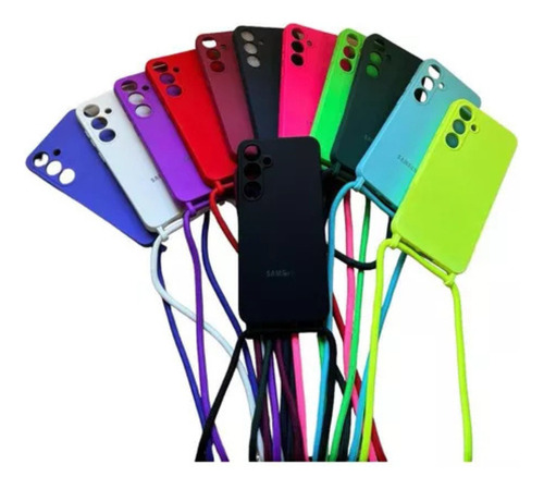 Capa Case Capinha Com Cordao Para Pescoço S23ultra