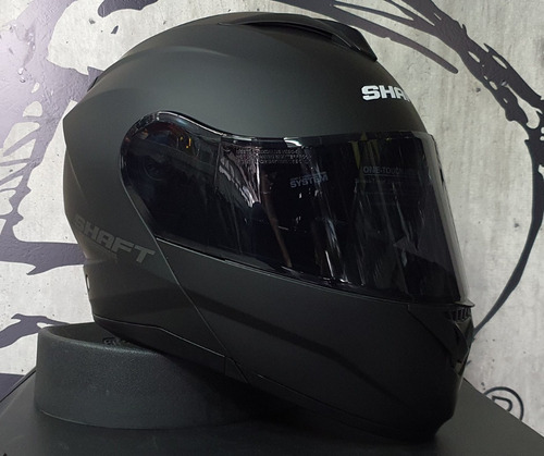 Casco Shaft 3690-dv Abatible Solid Negro