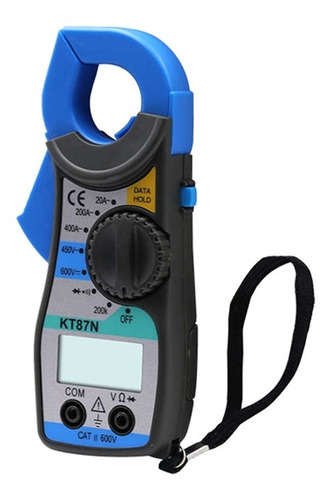 Imagen 1 de 1 de Tester Pinza Amperimetrica Digital Mt87 Voltimetro + Pilas