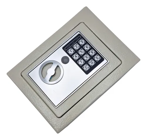 Caja Fuerte Cofre Electronica Digital Llaves Seguridad Atrix Color Crema