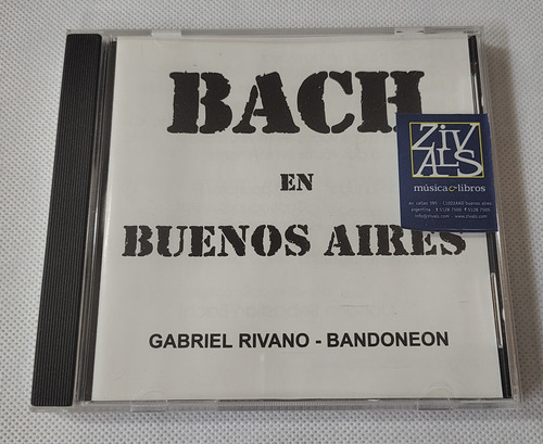 Cd Bach En Buenos Aires Bandoneon Original 