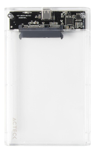 Case Enclosure Acteck 5 Gbps Sata 2.5 Usb-c Negro Ac-934695