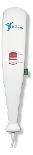 Massageador elétrico portátil pelo massagem corporal Mundo da Beleza Profissional 8207 branco/vermelho 110V
