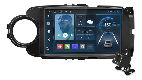 Estéreo Android Para Toyota Yaris 2012-2017 Cámara Gps Fm Bt