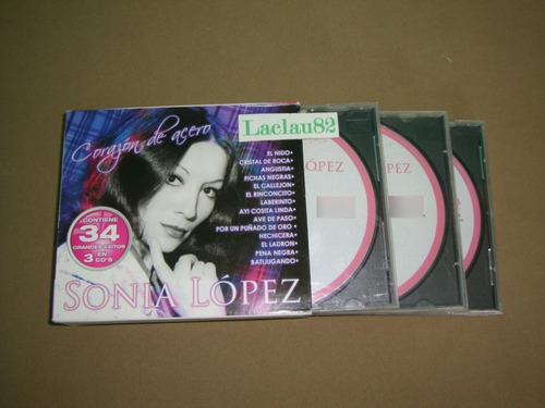 Sonia Lopez Corazon De Acero 2012 Im 3 Cds