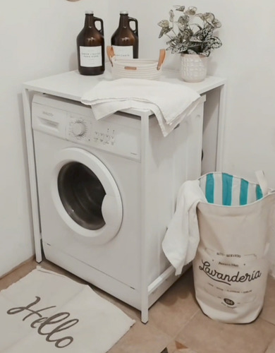 Mesa Lavarropas Industrial Soporta Peso Laundry Lavadero