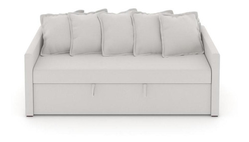 Imagem 3 de 7 de Sofa-cama De 2 Lugares Emily Tramado Cru 200cm