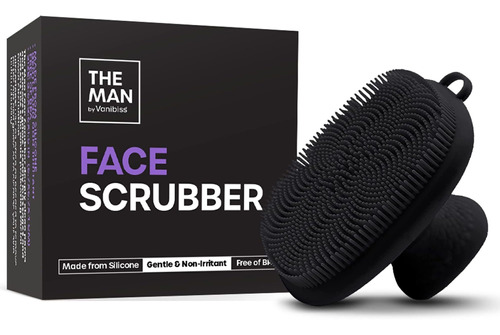 The Man - Exfoliante Facial De Silicona Para Hombres, Masaje