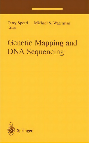 Genetic Mapping And Dna Sequencing, De Terry Speed. Editorial Springer Verlag New York Inc, Tapa Dura En Inglés