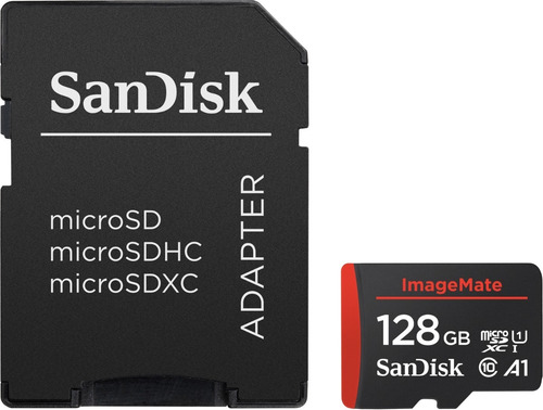 Micro Sd Sandisk 128 Gb Con Adaptador Clase 10 Microsdxc Uhs