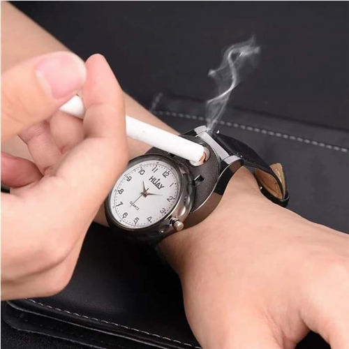 Reloj Encendedor Recargable Via Usb Importado