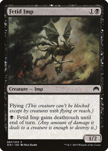 Carta Magic Fetid Imp X 4 Unid. Playset Ori Mtg