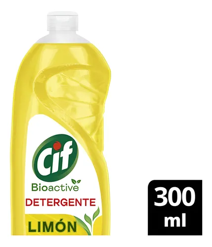 Detergente Cif Bio Active Gel Limón 300ml X 12u - Glas