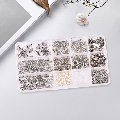 Kit De Suministros Para Hacer Aretes Cuentas Para Argén