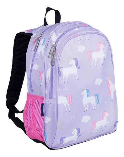 Mochila Para Ninos - Violeta/unicornios