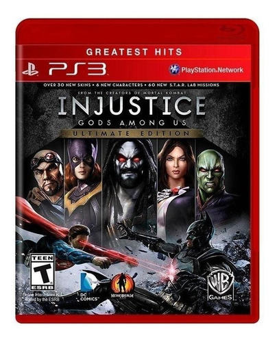 Injustice: Gods Among Us  Injustice Ultimate Edition Warner Bros. PS3 Físico