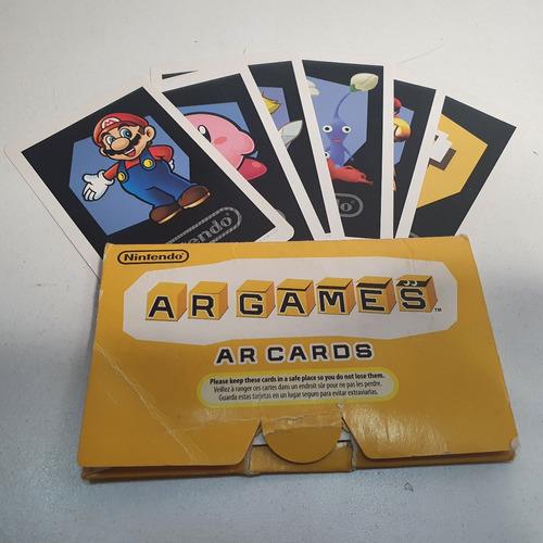 Lote X6 Tarjetas Ar Cards Para Nintendo 3ds - Outlet