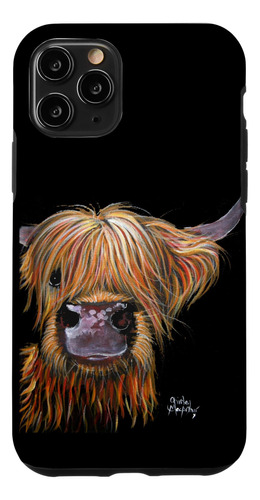 iPhone 11 Pro Highland Cow Print Animal Pr B08fy4q75r_300324