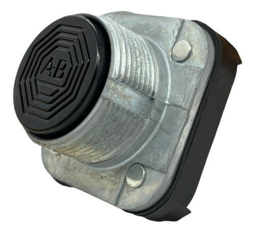 Boton Negro Allen-bradley, 800t-a2