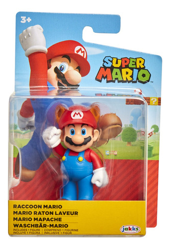 Figuras Super Mario Mapache Coleccionable