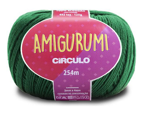 Fio Amigurumi Circulo 254m Cor: 5767 Bandeira