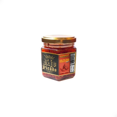 Imagen 1 de 4 de Ajo Picado Picante En Aceite Con Aji Y Pimenton X220gr