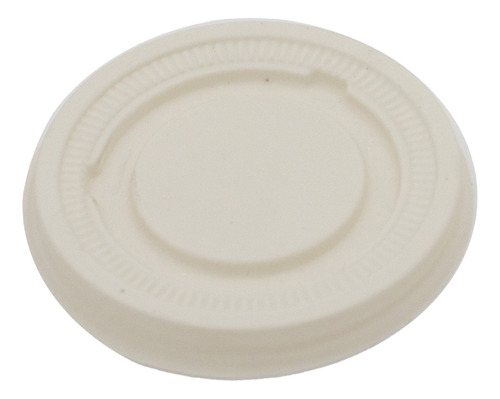 Tapa Soufflé 2oz Desechable Biodegradable 100 Piezas Blanco