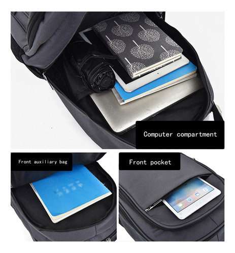 - Portátil Q Travel, Mochila Empresarial, Antirrobo,