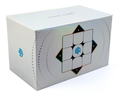 Cubo Rubik 3x3 Gan 11 M Pro Magnético Stickerless Color De La Estructura Frosted, Primary