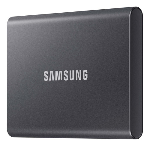 Imagen 2 de 4 de Disco sólido SSD externo Samsung Portable SSD T7 MU-PC1T0 1TB gris