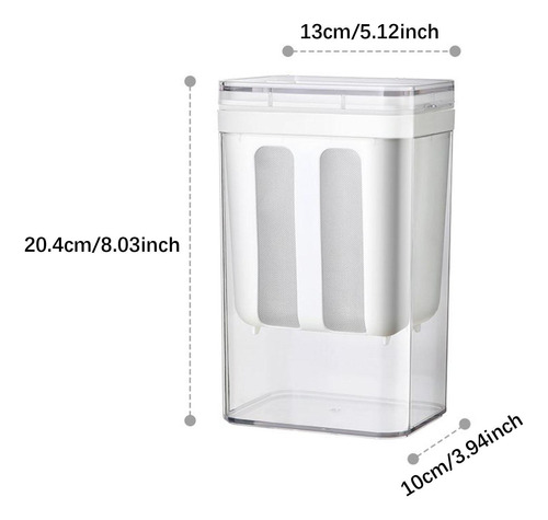 Separador De Filtro De Iogurte Grego 1800ml Separação De