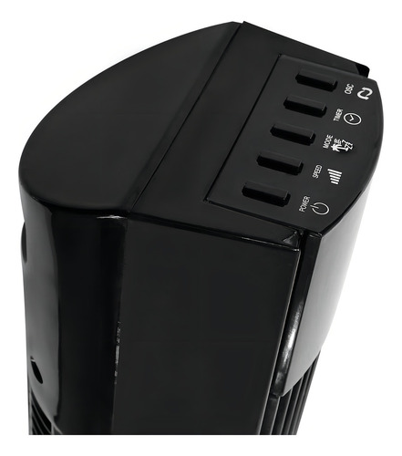 Ventilador De Torre Estevez Coolfan 49905-ng 46 Pulgadas 25 Cm Negro Negro Plástico Abs