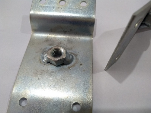 3 Chapa Suporte Base Inclinar Pé Palito Cônico Móveis Puff