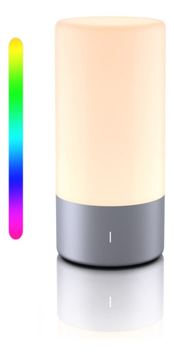 Lámpara De Mesa Táctil Led Regulable Con Colores Y Luz Cálid Color De La Estructura Color De La Pantalla