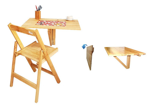 Imagen 1 de 3 de Mesa De Pared Plegable