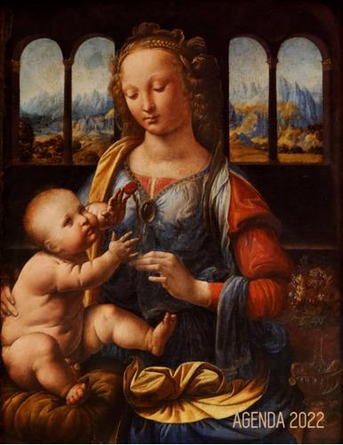 Libro: Leonardo Da Vinci Agenda Semanal 2022: Virgen Del Cla