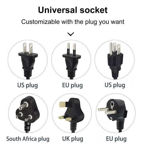 Zapatilla Universal 4 Tomas 2 Usb + 1 Tipo C + Segura Niños