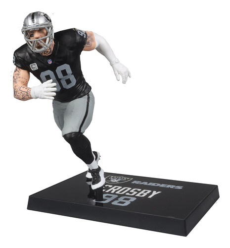 Figura Mcfarlane Legacy Nfl Raiders Max Crosby F21