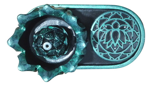 Ki Flor De Loto Sahumar 3 Piezas - Hexe Creaciones - Verde Kit Flor De Loto