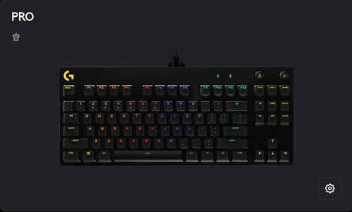 Imagen 4 de 4 de Teclado Gamer Logitech Pro Series G Pro Inglés