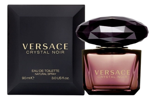 Versace Crystal Noir Para Mujer Eau De Toilette 90ml Perfume