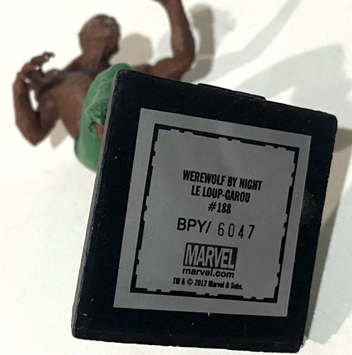 Eaglemoss Marvel Werewolf By Night #188 Plomo Importado +rev