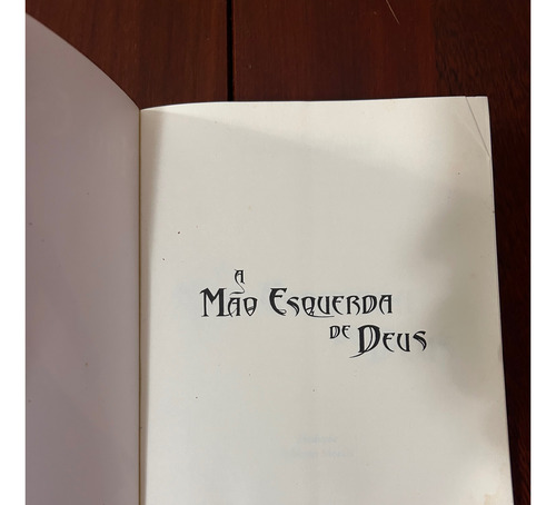 A Mão Esquerda De Deus, De Hoffman, Paul. Editora Schwarcz Sa, Capa Mole, Português, Usado