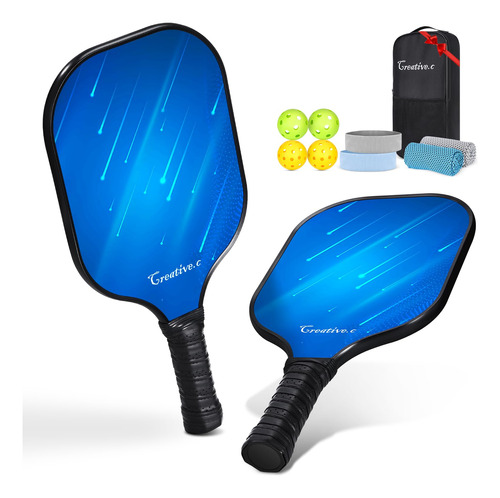 Palas De Pickleball, Juego De Raquetas Ligeras De Pickleball