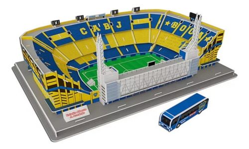 Rompecabezas Puzzle 3d Maqueta Estadio Fútbol Bombonera